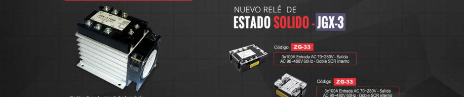 banner de reles de estado solido - electronic option